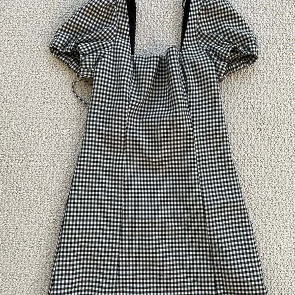 SOLD - NWT: Zara Gingham Mini Dress - Picture 4 of 5